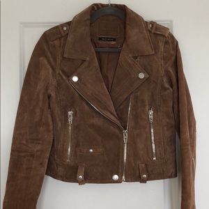 Blank Suede Moto Jacket